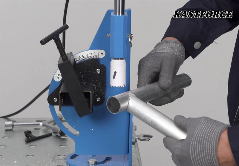 KASTFORCE KF5008 2 Inch Hole Saw Pipe Tube Notcher 60 Degree