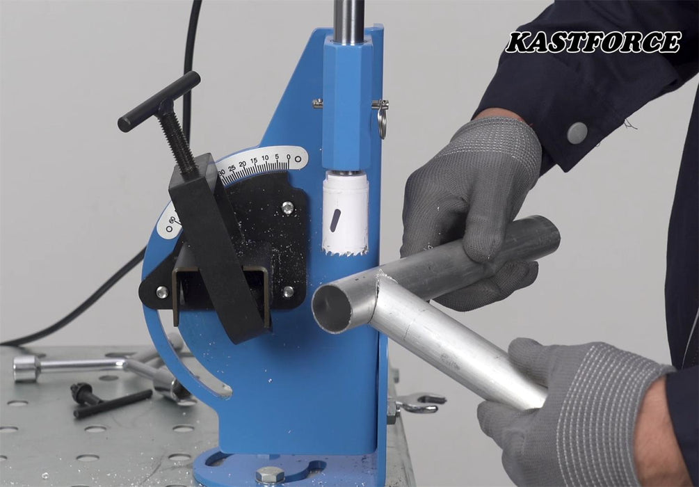 KASTFORCE KF5008 2 Inch Hole Saw Pipe Tube Notcher 60 Degree