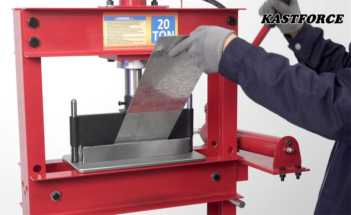 KASTFORCE KF5017 Press Brake Attachment Attach to Most Standard 12 to 20 Ton Hydraulic Shop Presses Bending Brake Metal Bending Machine