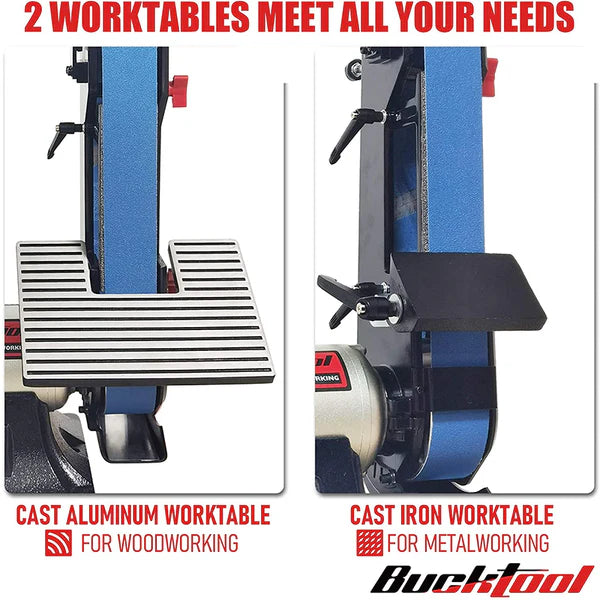 KF6103-BG2600 2" x 42" Belt Sander & 6" Bench Grinder Combo