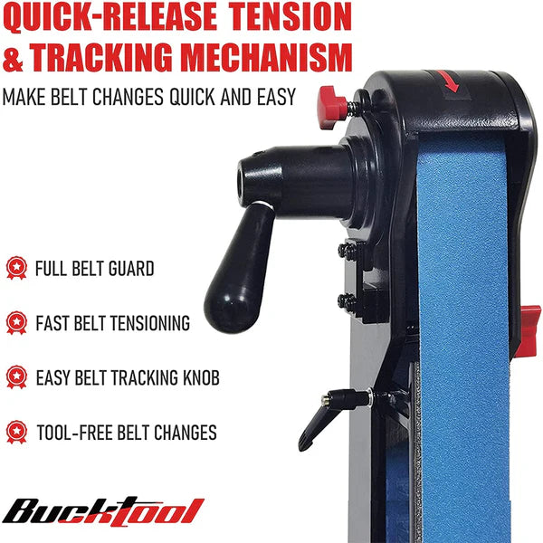 KF6103-BG2600 2" x 42" Belt Sander & 6" Bench Grinder Combo