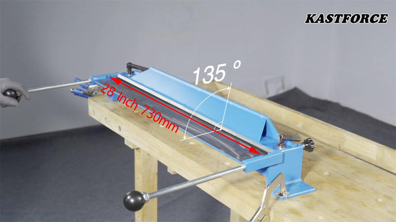 KASTFORCE KF5002 Steel Bending Brake Sheet Metal Bender 28 Inch (730mm) 20 Ga (1.0mm) Capacity