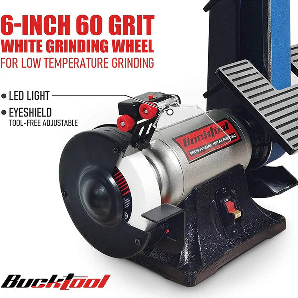KF6103-BG2600 2" x 42" Belt Sander & 6" Bench Grinder Combo