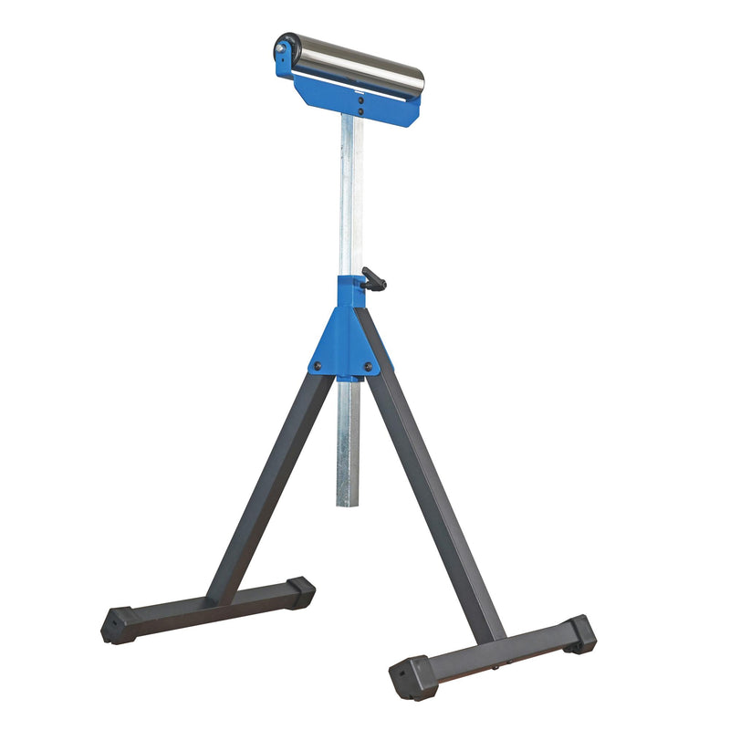 KASTFORCE KF3011 Heavy-Duty Roller Stand 300 Lbs Capacity 2 Inch Roller, Adjustable Miter Saw Extension, Folds Flat for Easy Storage, Galvanized Steel Roller