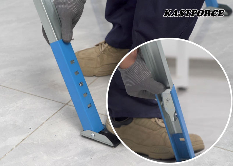 Kastforce KF3018 Folding Sawhorse Heavy Duty Adjustable Height Sawhorse Pair with Adjustable Legs 2 Pack