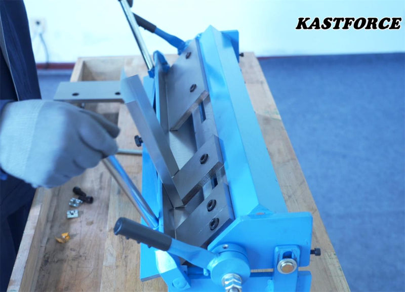 KASTFORCE KF5006 Box and Pan Brake Sheet Metal Folder 24 Inch 20 Ga with 5 Fingers