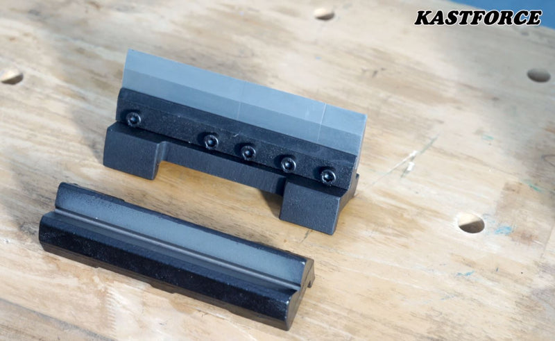 KASTFORCE KF5012 6 Inch 150 mm Vise Mount Metal Brake Bender Attachment Bending Max Capacity 14 Gauge 2mm Mild Steel 1/8" Aluminum
