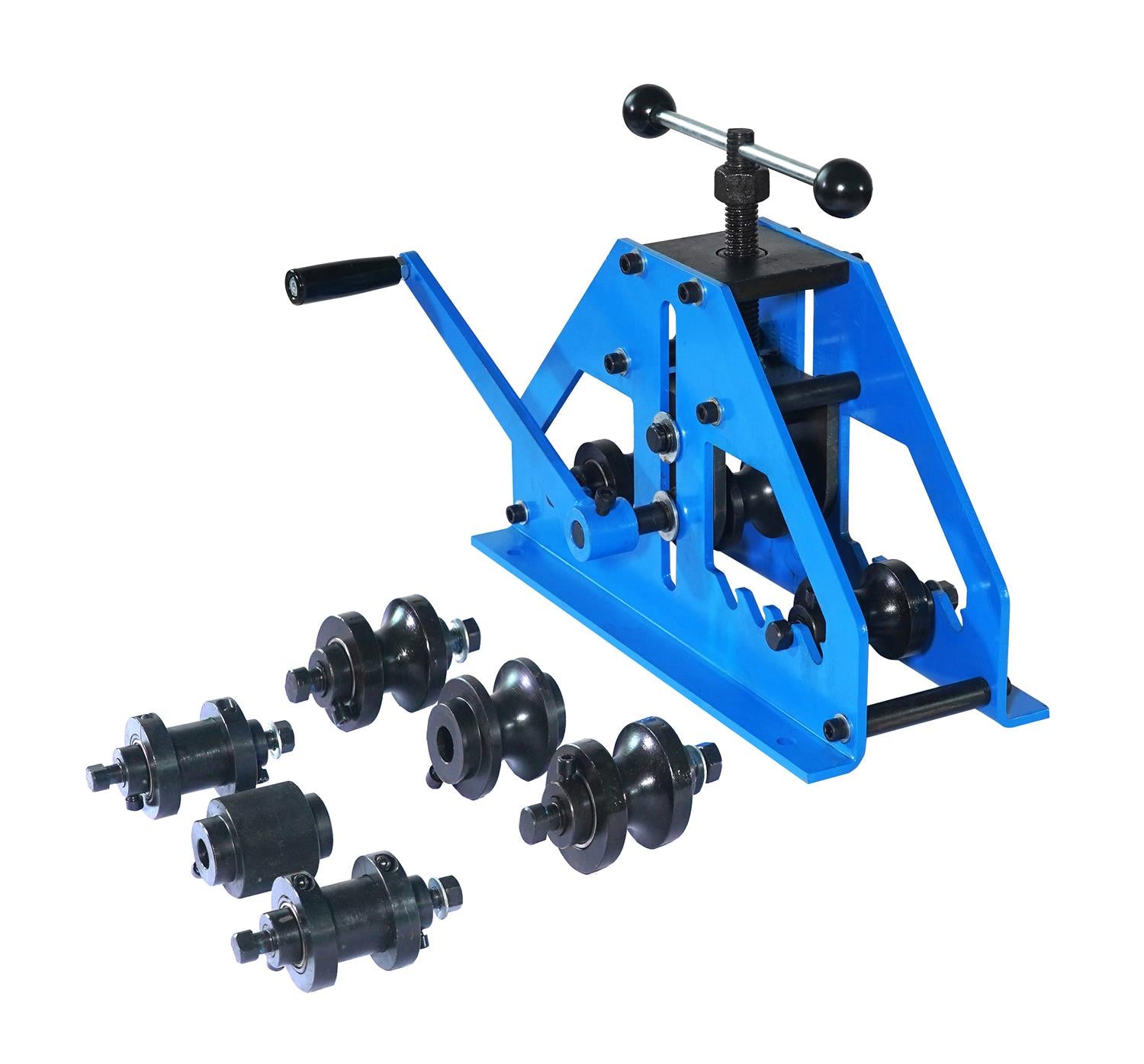 thumbnail image 2 of LUXURO Mini Rolling Mill – 9” Height – Jewelry Making Tool – Steel, Blue – Made In India 2 of 4